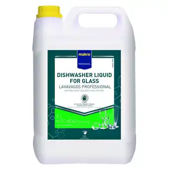 makro PROFESSIONAL Detergente Liquido Máquina Loiça Para Copos 5L