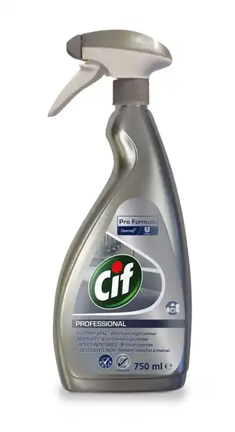 CIF PROF Detergente Inox Spray 750 Ml