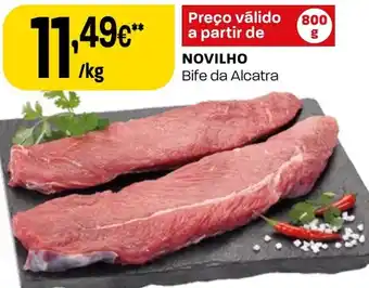 NOVILHO Bife da Alcatra
