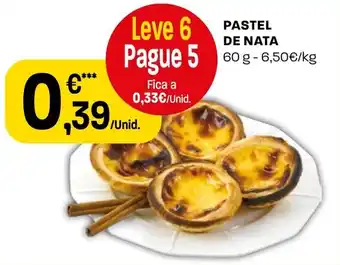 Intermarché PASTEL DE NATA 60g promoção