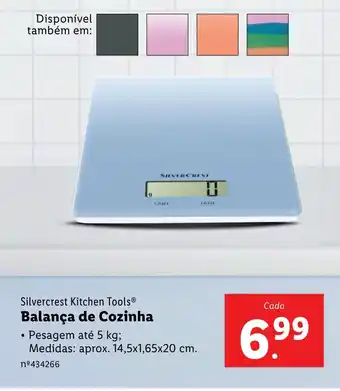 Lidl Silvercrest Kitchen Tools Balança de Cozinha promoção