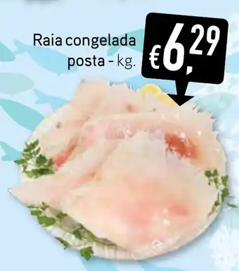 Raia congelada posta-kg.