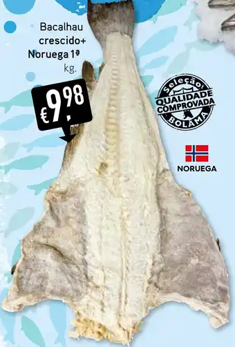 Bolama Bacalhau crescido+ Noruega 1ª kg. promoção