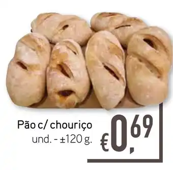 Bolama Pão c/ chouriço und. - ±120 g. promoção