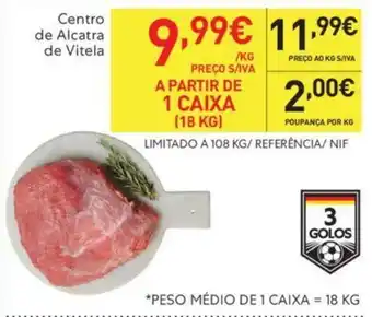 Recheio Centro de Alcatra de Vitela promoção