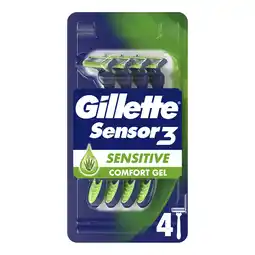 Continente Lâminas Descartáveis Sensor3 Sensitive promoção