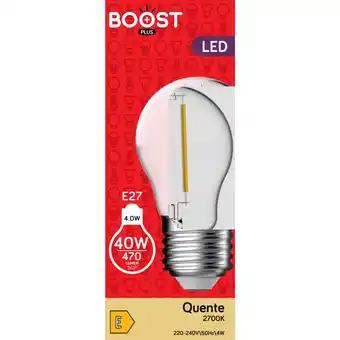 Continente Lâmpada LED Esférica E27 2700K 40W promoção
