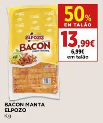El Corte Inglés BACON MANTA ELPOZO Kg promoção