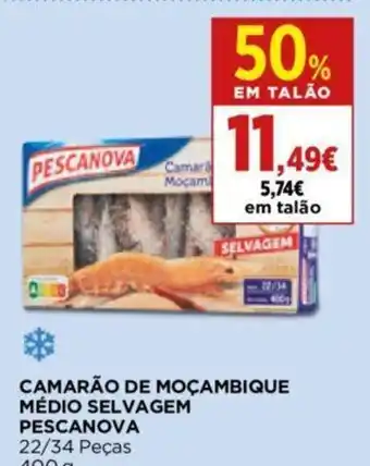 El Corte Inglés CAMARÃO DE MOÇAMBIQUE MÉDIO SELVAGEM PESCANOVA 22/34 Peças 400g promoção