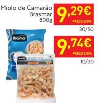 Recheio Miolo de Camarão Brasmar 800g promoção