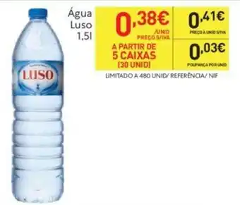 Recheio Água Luso 1.5L promoção