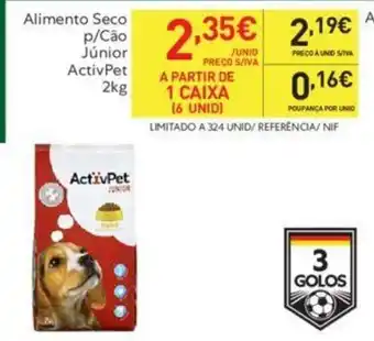 Recheio Alimento Seco p/ Júnior ActivPet 2kg promoção