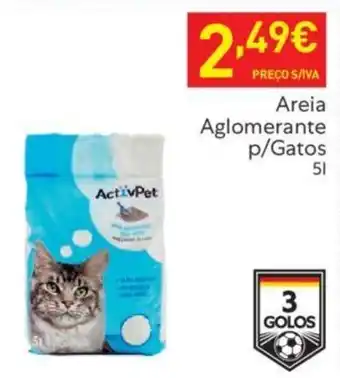 Areia Aglomerante p/Gatos 5L