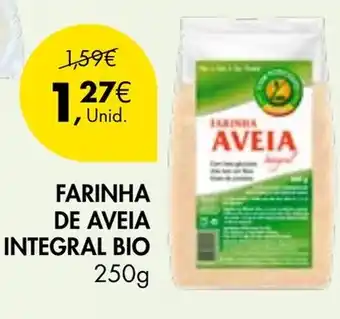 Pingo Doce FARINHA DE AVEIA INTEGRAL BIO 250g promoção