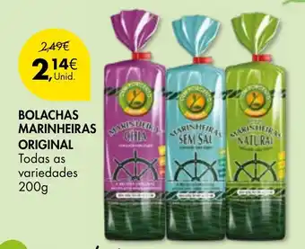 Pingo Doce BOLACHAS MARINHEIRAS ORIGINAL Todas as variedades 200g promoção