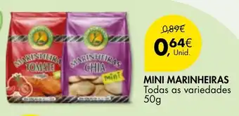 Pingo Doce MINI MARINHEIRAS Todas as variedades 50g promoção