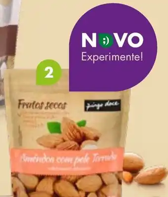 Pingo Doce Amendoa c/ Pele Torrada 200g promoção