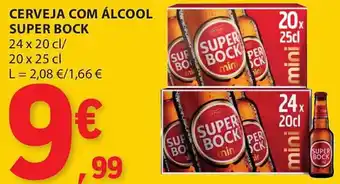 CERVEJA COM ÁLCOOL SUPER BOCK