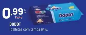 DODOT Toalhitas com tampa 64 u.