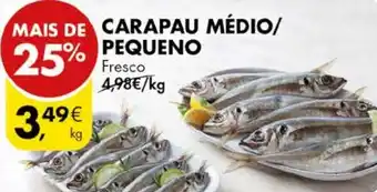 Pingo Doce CARAPAU MÉDIO/ PEQUENO Fresco promoção