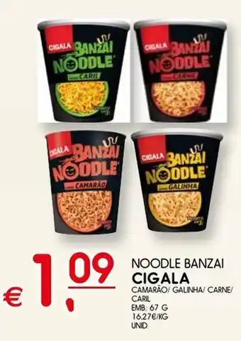 Meu Super NOODLE BANZAI CIGALA promoção