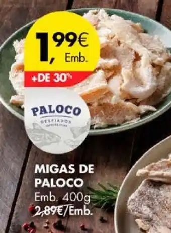 Pingo Doce MIGAS DE PALOCO Emb. 400g promoção