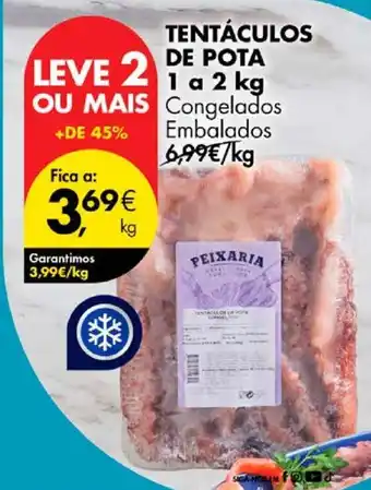Pingo Doce TENTÁCULOS DE POTA 1 a 2 kg promoção