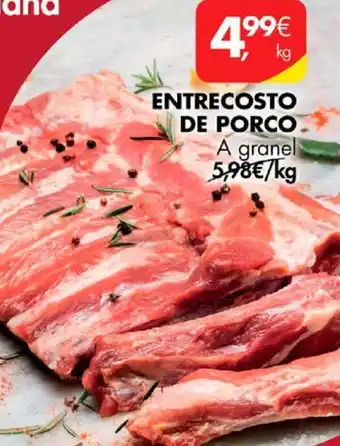 Pingo Doce ENTRECOSTO DE PORCO A granel kg promoção