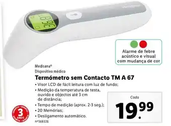 Medisana Despositivo Médico Termómetro sem Contacto TM A 67