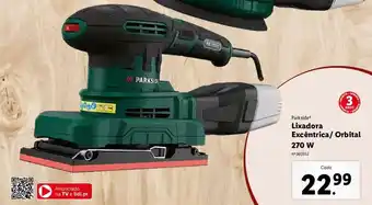 Lidl Parkside Lixadora Excêntrica/Orbital 270W promoção