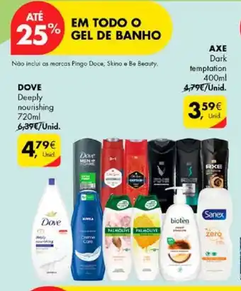 Pingo Doce DOVE Deeply nourishing 720ml promoção