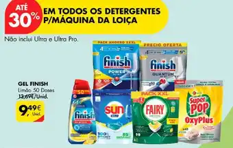 Pingo Doce GEL FINISH Limão 50 Doses promoção