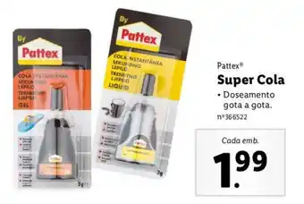 Lidl Pattex Super Cola promoção
