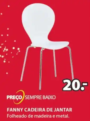 JYSK Preço Sempre Baixo Fanny Cadeira de Jantar promoção