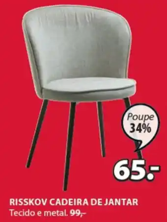 JYSK Risskov Cadeira de Jantar promoção