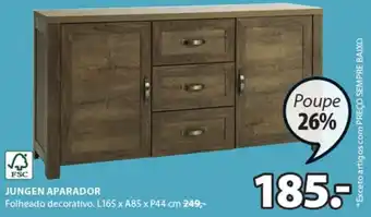 Jungen Aparador L165xA85xP44cm