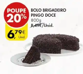 Pingo Doce BOLO BRIGADEIRO PINGO DOCE 800g promoção
