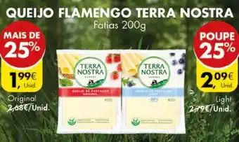 Pingo Doce QUEIJO FLAMENGO TERRA NOSTRA Fatias 200g promoção