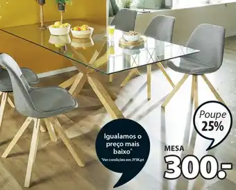 JYSK Royal Oak Saskia Mesa de Jantar L100xC200xA75cm promoção