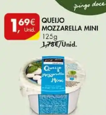 Pingo Doce QUEIJO MOZZARELLA MINI 125g promoção