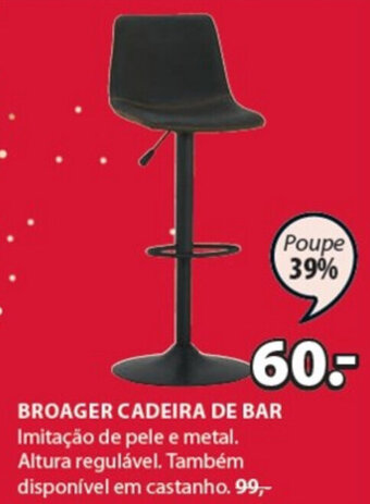 JYSK Broager Cadeira de Bar promoção