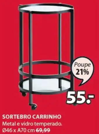 JYSK Sortebro Carrinho promoção