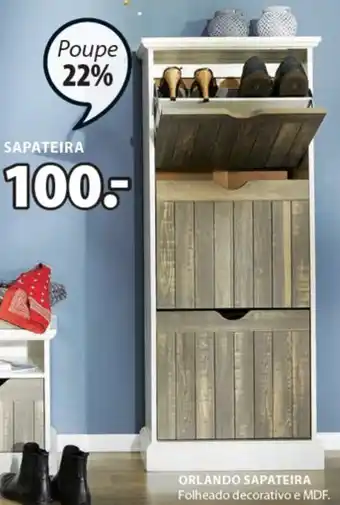 JYSK Orlando Sapateira L55xA132xP25cm promoção