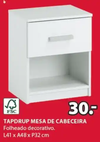 JYSK Tapdrup Mesa de Cabeceira promoção