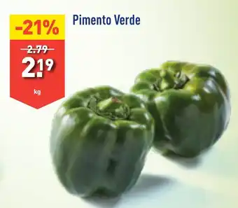 ALDI Pimento Verde kg promoção