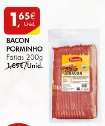 Pingo Doce BACON PORMINHO Fatias 200g promoção
