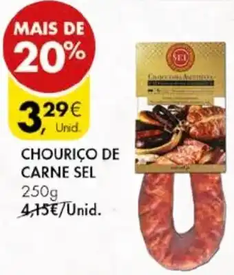 Pingo Doce CHOURIÇO DE CARNE SEL 250g promoção