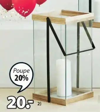 JYSK Skandi Lanterna L22xC22xA46cm promoção