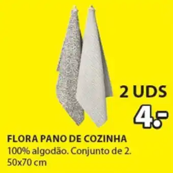JYSK Flora Pano de Cozinha promoção