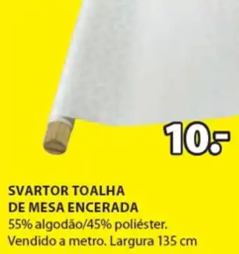 JYSK Svartor Toalha de Mesa Encerada promoção